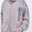 L&S Future Training Front Pocket Grey Fleece Zipper 14788