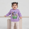 B.X Looney Tunes Cartoon Print Bright Lilac Sweatshirt 8508