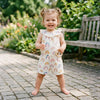 NT All Over Rainbwow White Sleeveless Jumpsuit 9149