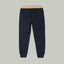 L&S Always Accept Contrast Cord and Belt Navy Blue Terry Trouser 12749