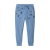 L&S Alphabet Shapes Pockets Blue Terry Trouser 13020