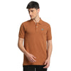Burberry Sleek Stone Logo Dark Mustard Polo 12980