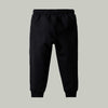 5.10.15 Black & White One Sided Box Check Black Fleece Trouser 12720