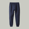 L&S Follow the Iconic Black Cord Navy Blue Terry Trouser 14656
