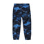 5.10.15 Petro Print Blue & Black Terry Trouser 12776