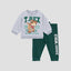 LFT T-Rex Embroided 2 Piece Fleece Grey Track Suit 12722