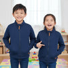 M&M Quilted Mock Neck Navy Blue Zipper 14529