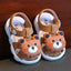 CN Bear Face & Alphabets Brown Soft Sandal 14212