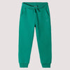 LE LTD Embroided Kangroo Pocket Hoodie With Terry Trouser Green Tracksuit 14703