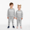 BNCH Big Logo Print Grey Sweatshirt With Trouser Short 2 Piece Terry TrackSuit 13238