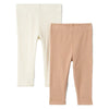 ZM Warm Ribb Thermal Brass with Egg White 2 piece Trouser Set 13389