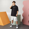 MX Embossed Optimistic Hooded Black T-Shirt 12916
