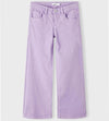 Nme IT Wide Leg Mid Purpel Denim 12956