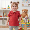 LE Frill Collar Orange Top 14991