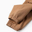 ZY Cargo Pocket Style Elastic Wasit with Cord Brown Jogger Pant 14128
