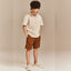 Mr camel brown cotton shorts 4009