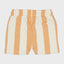 ZM Sunny Days Orange & Off White Stripes Shorts 14191
