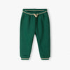 5.10.15 Skin Cord Plain Green Fleece Jogger Trouser 14657