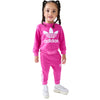 ADS Logo Print Pink Terry TrackSuit 13657