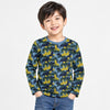 MN It Animal Camouflage Cadet Blue Full Sleeves Tshirt 7582