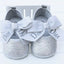 CN Dior Bow Shimming Grey Soft Bottom Pumps 10323