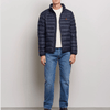 RL Small Pony Full Sleeves Blue Puffer Jacket 12615
