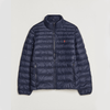 RL Small Pony Full Sleeves Blue Puffer Jacket 12615