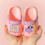 CN Dino Cuteness Pink With Purple Clogs 11627