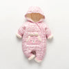 CN Llama Pockets & Hearts Fur Warm Pink Snow Suit 11865