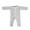 HM Grey Stripes Cream Knitted Romper 10917