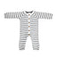HM Grey Stripes Cream Knitted Romper 10917