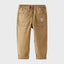 ZR Brushed Canvas With Small Pocket Silver Button Brown Pant 14198