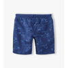 L&S All Over Sharks Print Blue Terry Shorts 11294