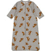 HM Brown Big Leopards Grey Baby Sleeping Bag 11142