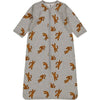 HM Brown Big Leopards Grey Baby Sleeping Bag 11142