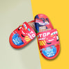 CN Mcqueen Car Top Speed Red Slippers 11165