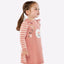 F&F Rabit Face Tea Pink Knitted Frock 12022