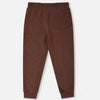 ZR Easy Art Round Pocket Slub Brick Red Terry Trouser 11216