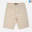 GH Round Pockets Beige Denim Shorts 11263