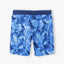 L&S Random Digital Print Blue Shorts 11311