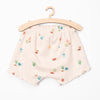 5.10.15 Sea Life Print Sand Beige Rib Girls Shorts 11316