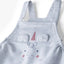 5.10.15 Unicorn Face Grey Terry Dungaree 11322