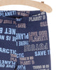 L&S Love Our Planet Print Blue Legging 14866