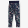 L&S All Over Splashes Belt Style Dark Blue Legging 14872