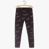 L&S All Over Horses Print Black Legging 11363