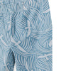 L&S White Bird Print Light Blue Legging 11405