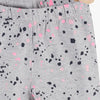 L&S Pink & Blue Splashes Light Grey Legging 14889