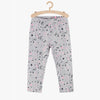 L&S Pink & Blue Splashes Light Grey Legging 14889
