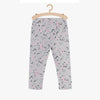 L&S Pink & Blue Splashes Light Grey Legging 14889