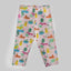 5.10.15 Jungle Animals Print Light Pink Capri Legging 11420